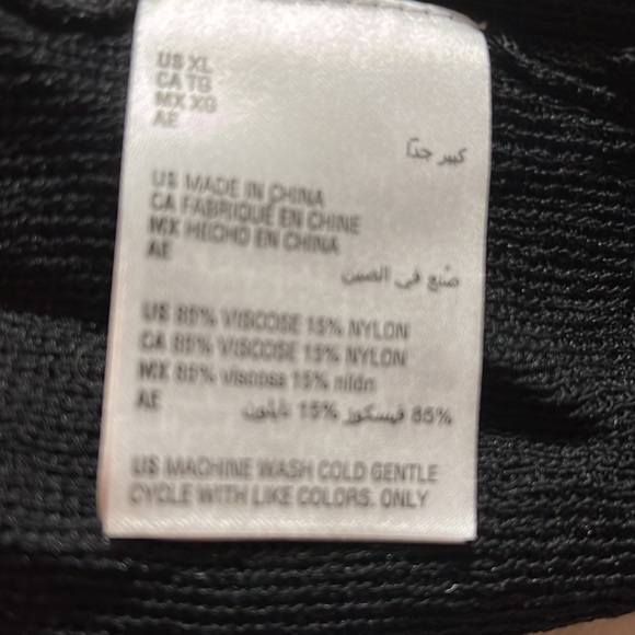 Jacket black 3/4 sleeves Alfani xL - Picture 7 of 7